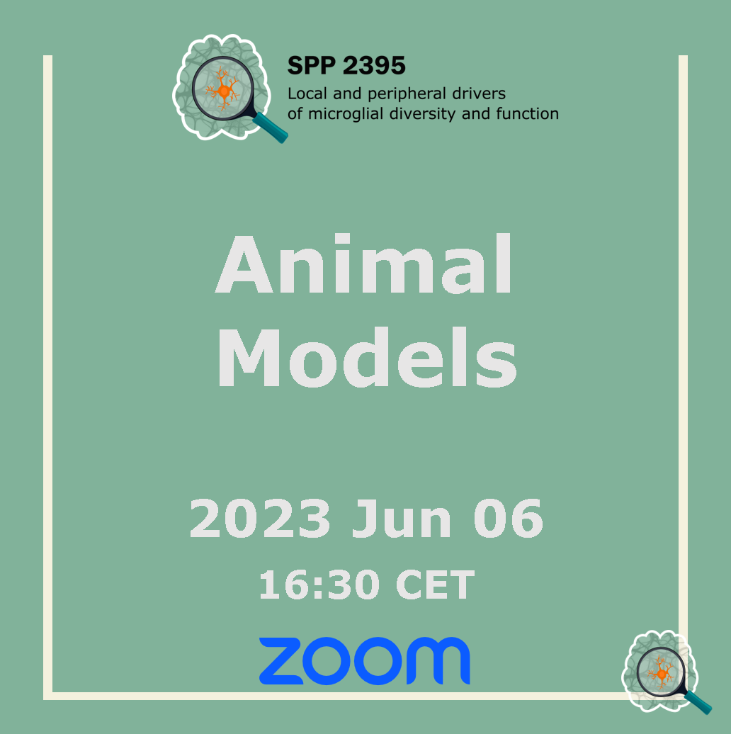 Zoom: Animal Models in SPP2395