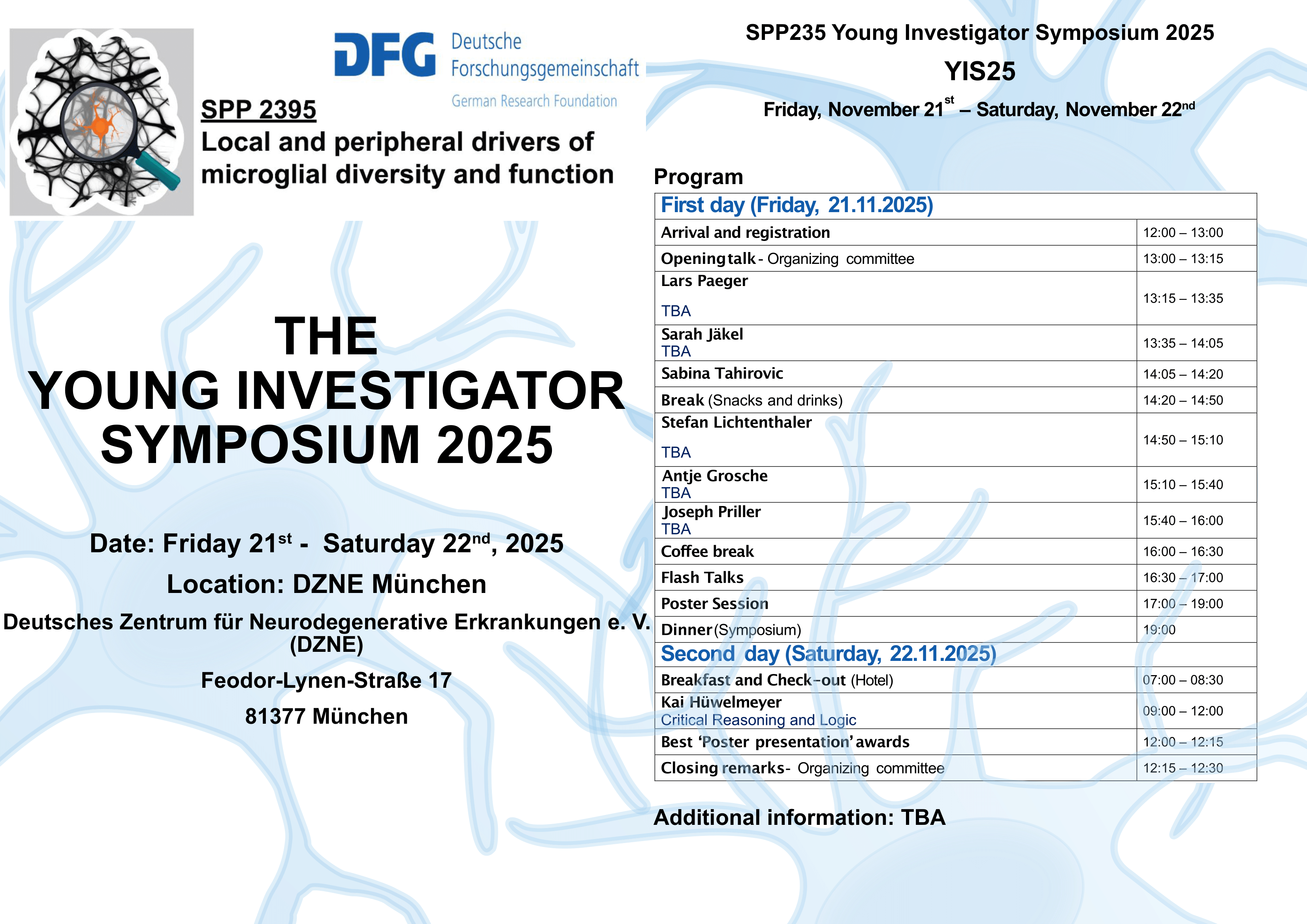 Programme Young Investigator Symposium 2025