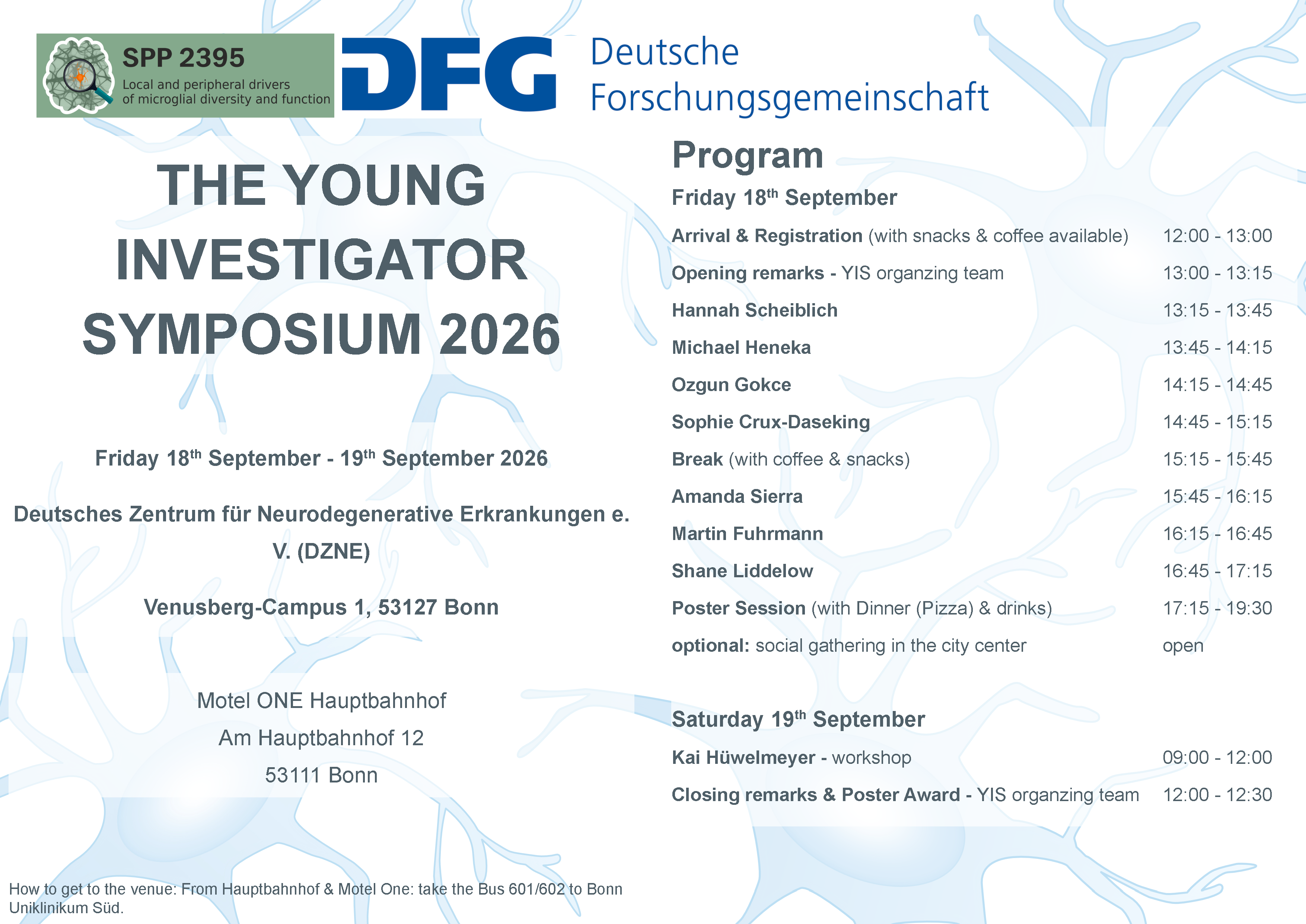 Programme Young Investigator Symposium 2026